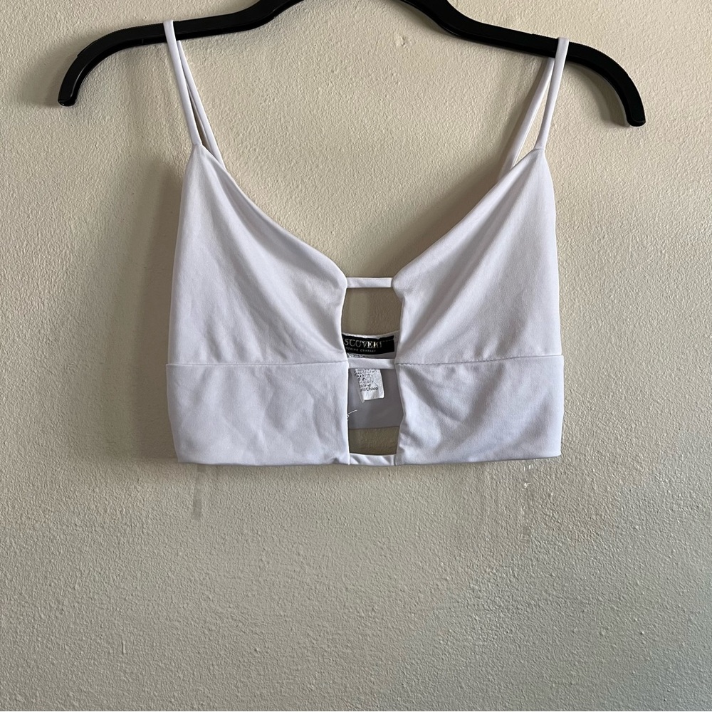 White Silky Bralette